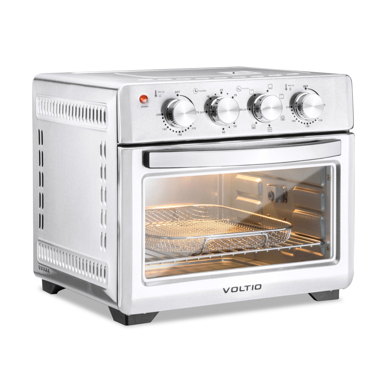 Horno con Freidora de Aire 25 L Rostizador Multifunción