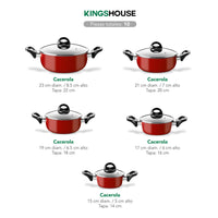 Thumbnail for Horno Eléctrico 11L + Batería Cocina 10 Pzs Antiadherente