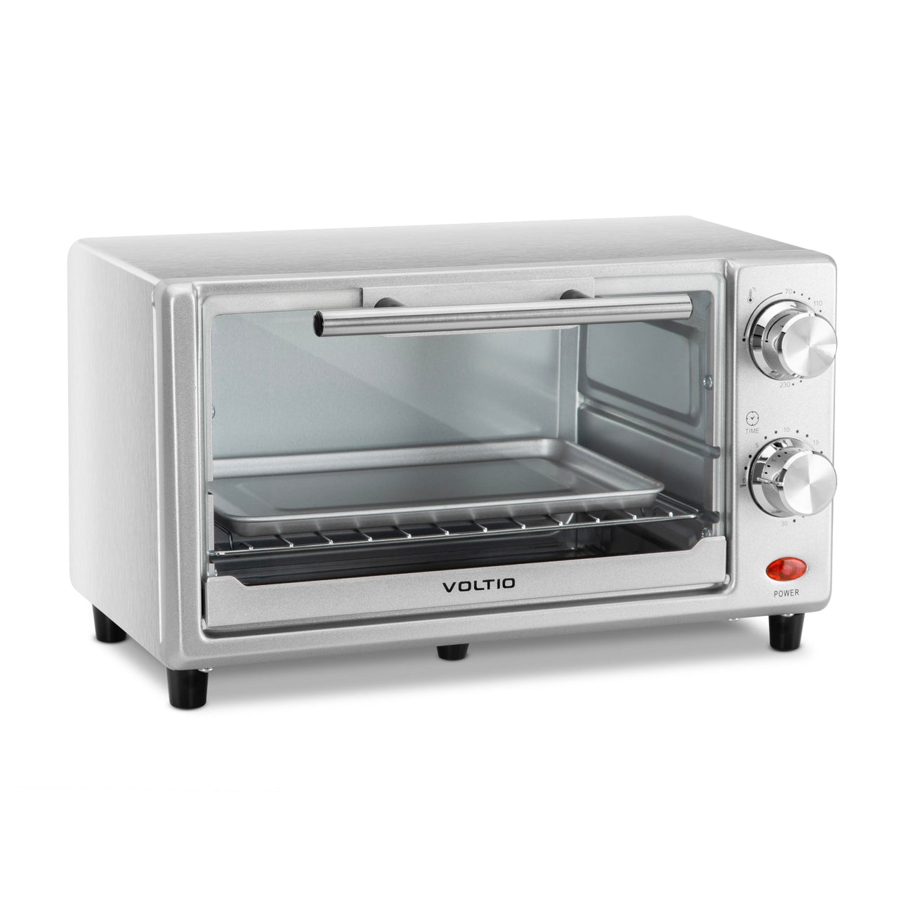 Horno Eléctrico Tostador 11 Lt De Mesa 700 W Acero Inox