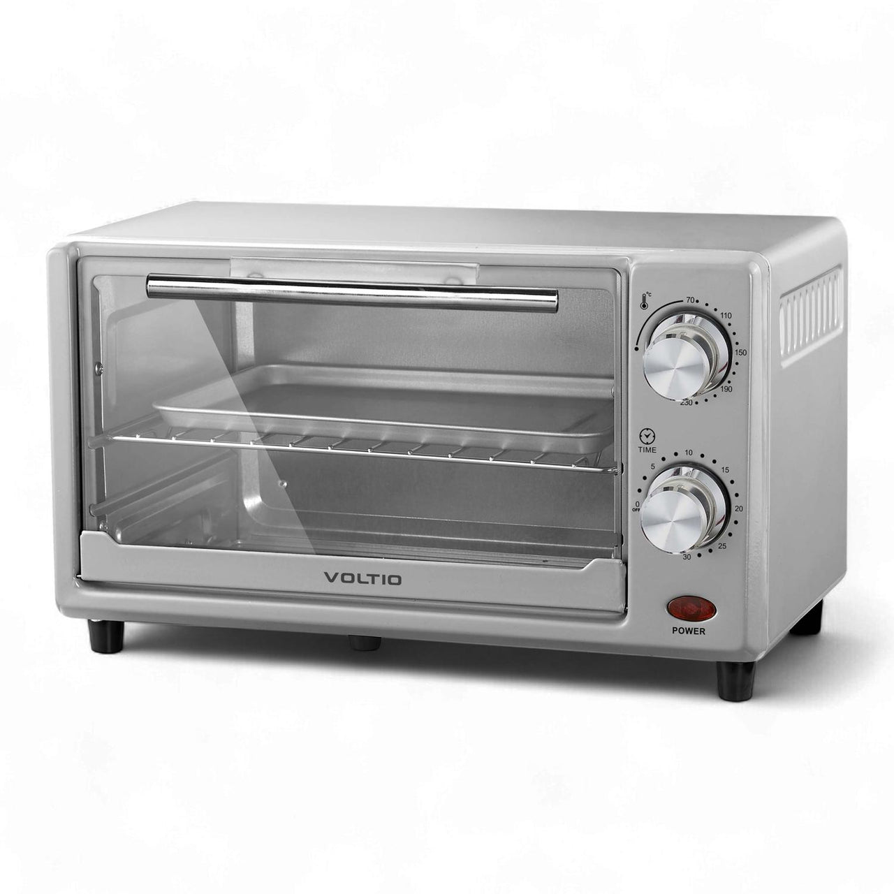 Horno Eléctrico Tostador 11 Lt De Mesa 700 W Acero Inox