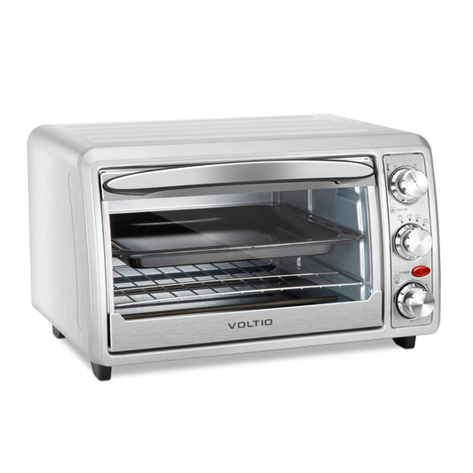 Horno Eléctrico Tostador 24 Lt De Mesa 1500 W Acero InoxEOVOLT24I