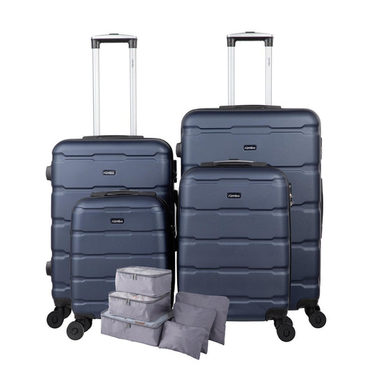 Juego 4 Maletas De Viaje Rigidas Ruedas 360 Bolsas De ViajeRUM40
