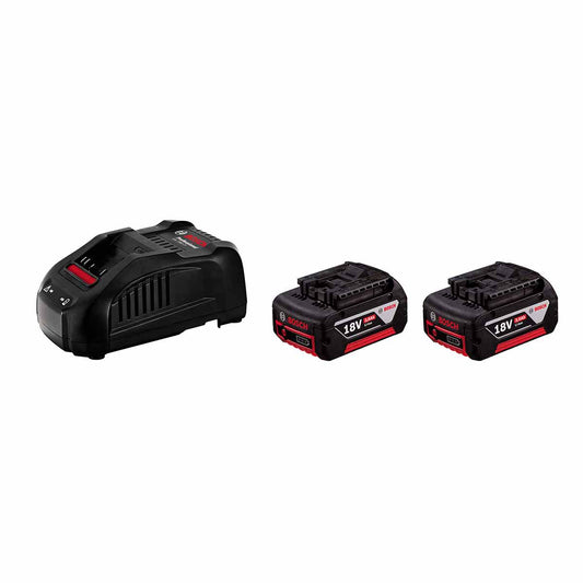 Juego básico de 2 baterías de GBA 18V 3.0Ah + 1 Cargador rápido GAL 1880 CV1600A015TD-BOS