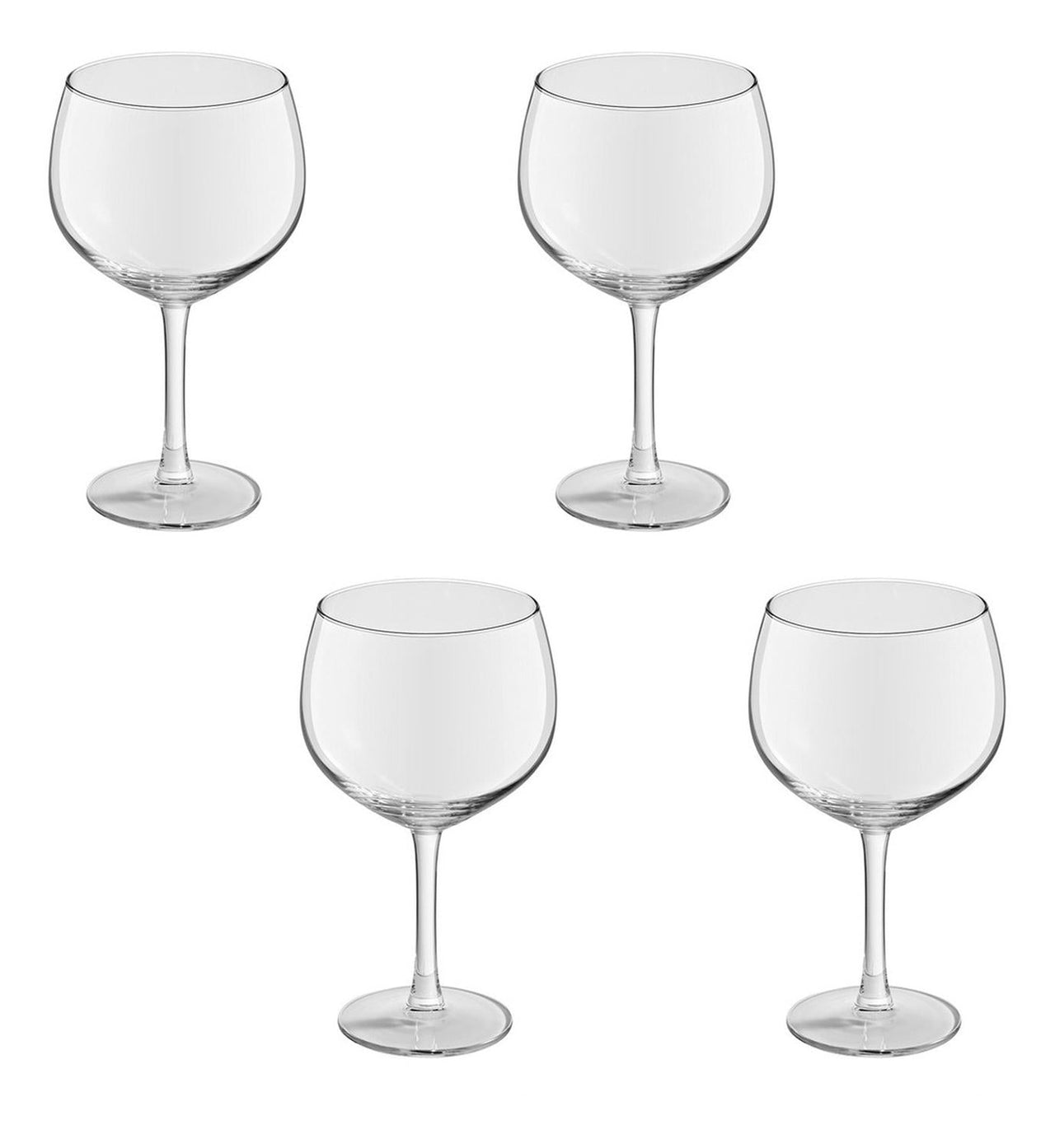 Juego Copas Cristal Coctelera 4 Pzs 643ml Gin Royal Leerdam