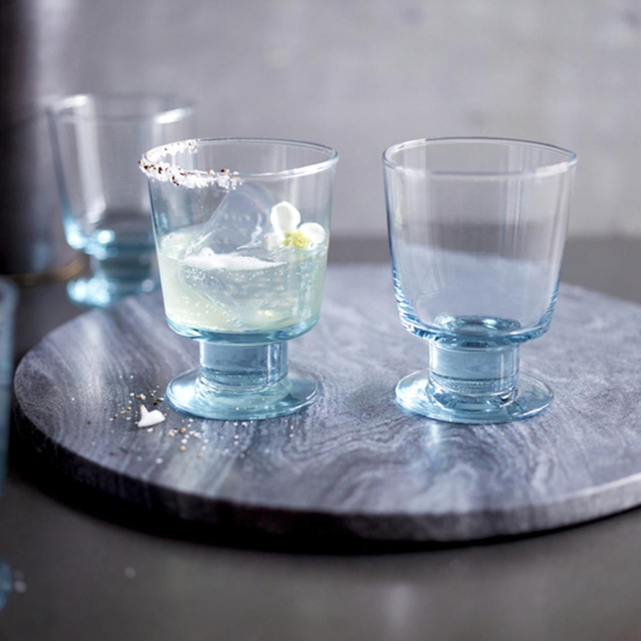 Juego Copas Vasos Vidrio 4 Pzas Luna Prologue Hogar Libbey