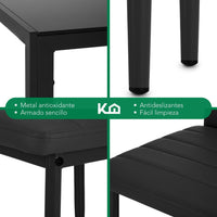 Thumbnail for Juego De Comedor 6 Sillas y Mesa De Vidrio Templado Moderno