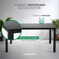 Thumbnail for Juego De Comedor 6 Sillas y Mesa De Vidrio Templado Moderno