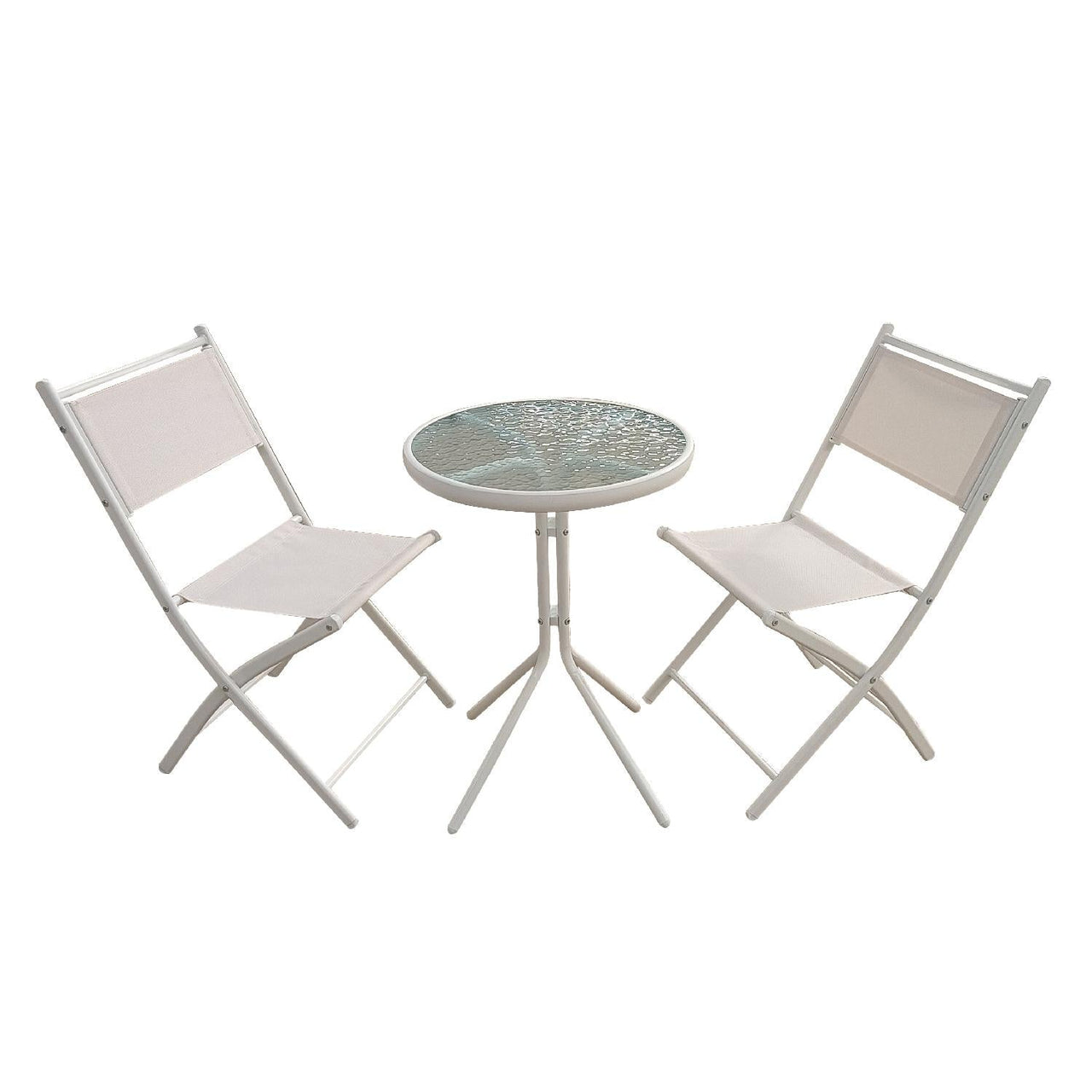 Juego De Comedor Mueble Exterior Para Jardín Mesa y 2 Sillas