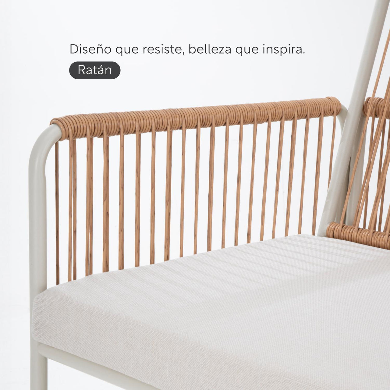Juego De Comedor Sillas Mesa Para Jardín Rattan Sunset 5 Pzs