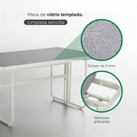 Thumbnail for Juego De Comedor Sillas Mesa Para Jardín Rattan Sunset 5 Pzs