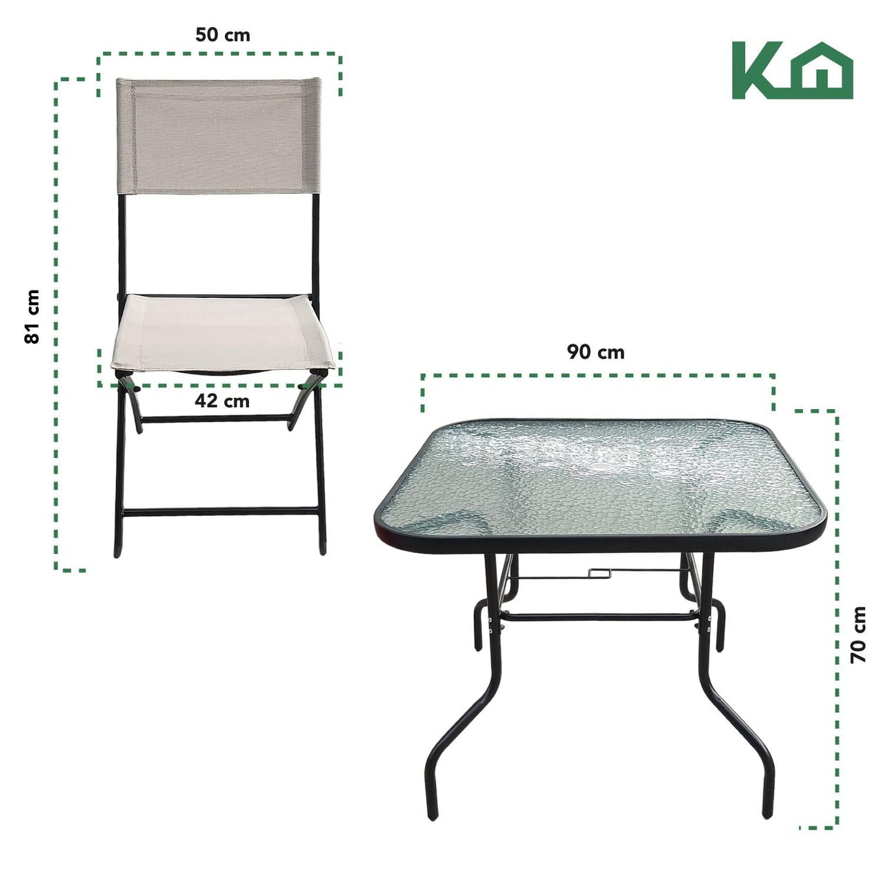 Juego De Jardin 6 Piezas Sillas Exterior Mesa Con Sombrilla