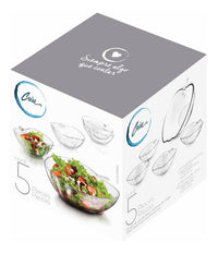 Thumbnail for Juego Platon Tazon Ensaladera Bowl 5 Pzs Forma Manzana Crisa