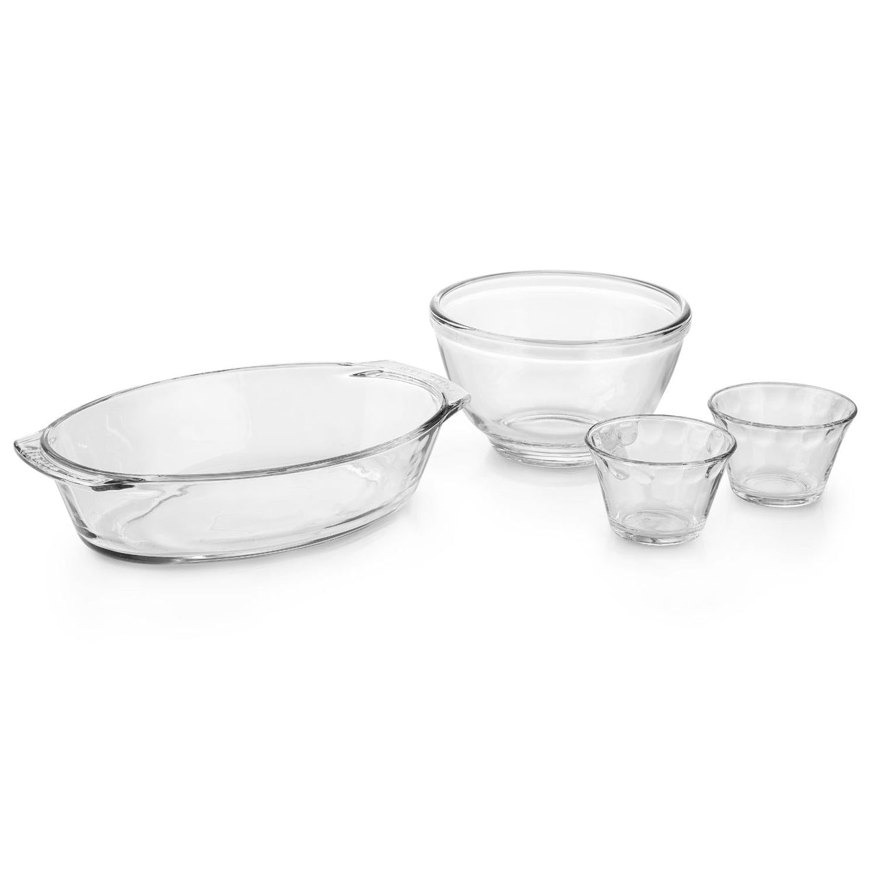 Juego Refractarios Pyrorey De Vidrio Para Hornear 4 Piezas