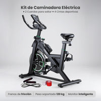 Thumbnail for Kit Bicicleta Spinning + Cuerdas Saltar + Cintas Deportivas