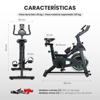 Thumbnail for Kit Bicicleta Spinning + Cuerdas Saltar + Cintas Deportivas