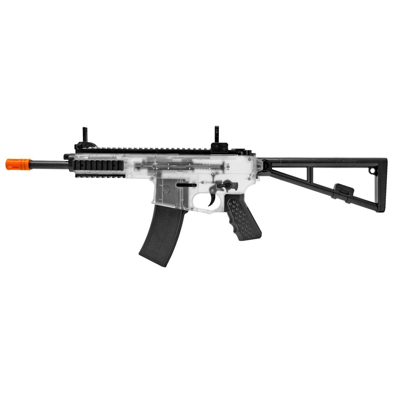 Kit Rifle Aire Comprimido Pistola Airsoft Transparente Elite