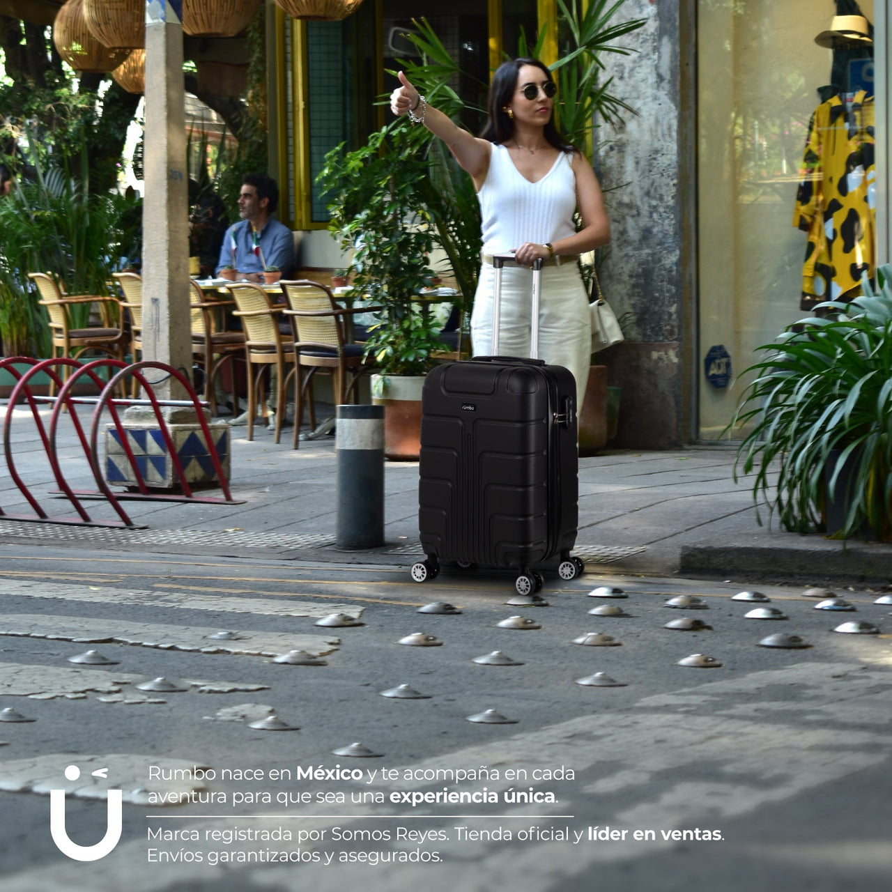 Maleta Rumbo 20” Carry On 10 kg Ligera con Candado