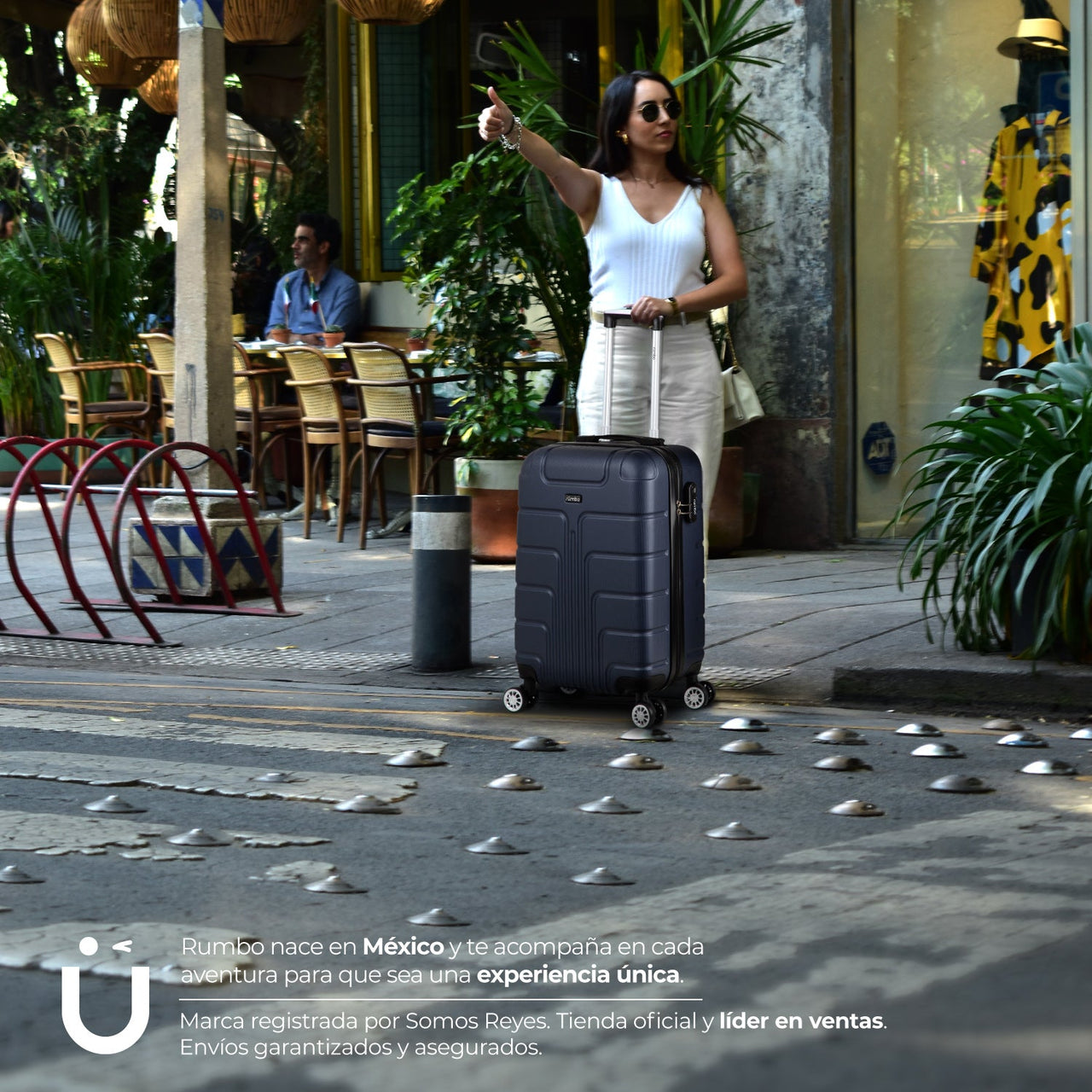 Maleta Rumbo 20” Carry On 10 kg Ligera con Candado