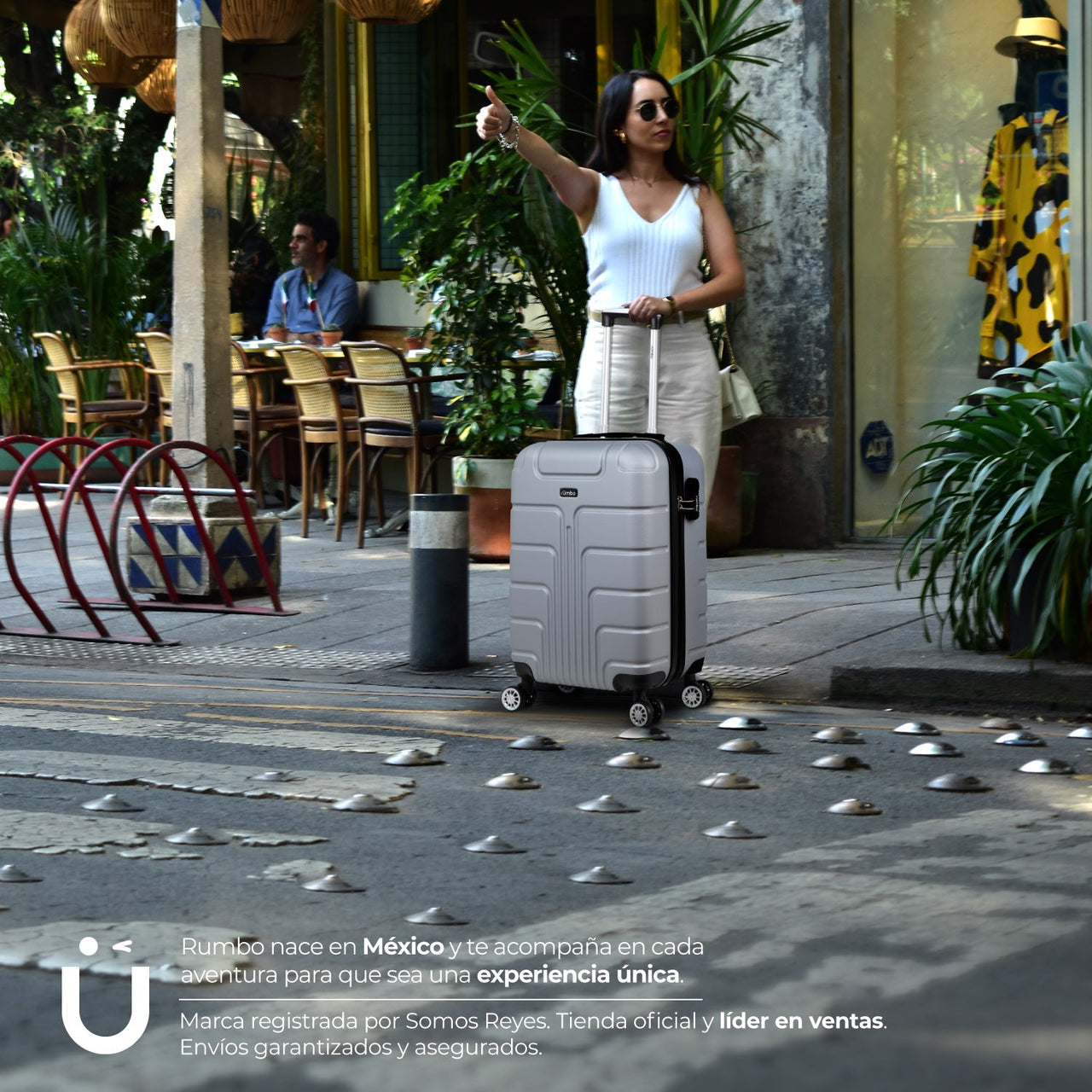 Maleta Rumbo 20” Carry On 10 kg Ligera con Candado