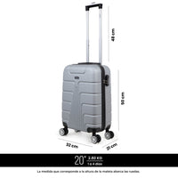 Thumbnail for Maleta Rumbo 20” Carry On 10 kg Ligera con Candado