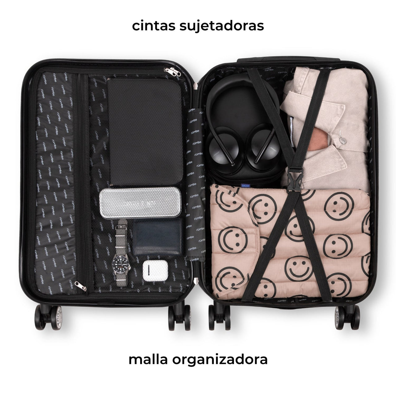 Maleta Rumbo 20” Carry On 10 kg Ligera con Candado