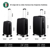 Thumbnail for Maletas de Viaje 20”, 24” y 28” con Stickers