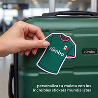 Thumbnail for Maletas de Viaje 20”, 24” y 28” con Stickers Futbol