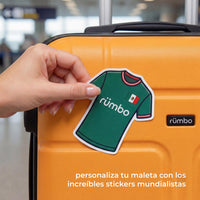 Thumbnail for Maletas de Viaje 20”, 24” y 28” con Stickers Futbol