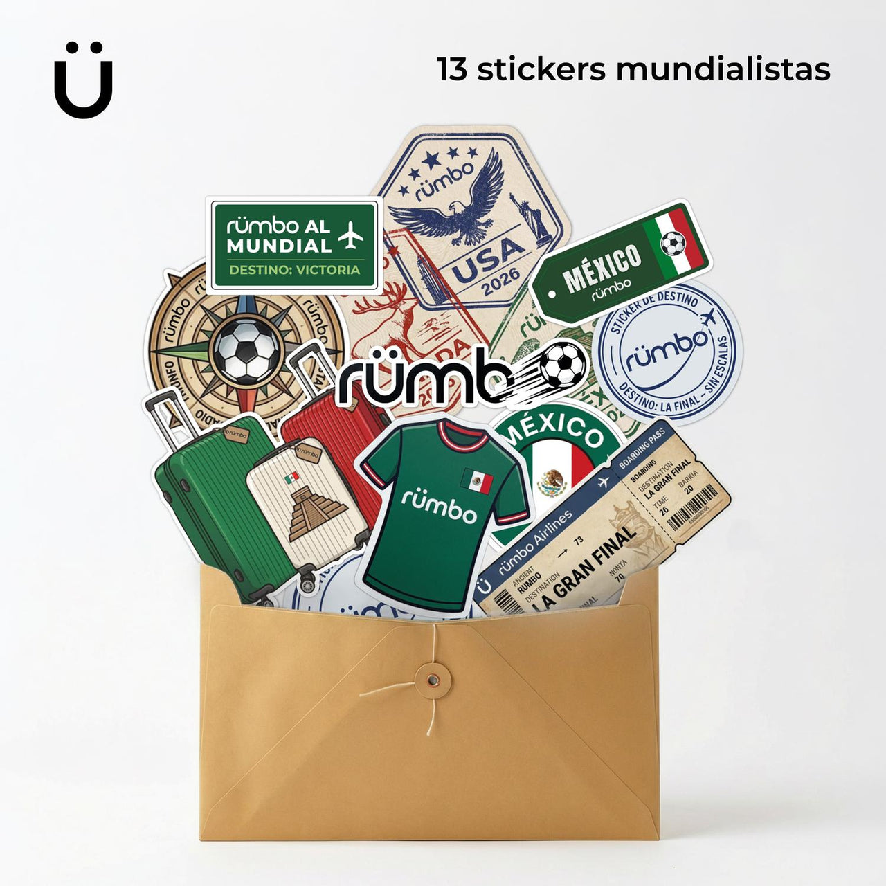 Maletas de Viaje 20”, 24” y 28” con Stickers Futbol