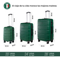Thumbnail for Maletas de Viaje 20”, 24” y 28” con Stickers Futbol