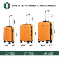 Thumbnail for Maletas de Viaje 20”, 24” y 28” con Stickers Futbol