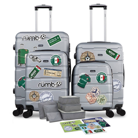 Maletas Viaje 16”, 20”, 24” y 28” con Stickers Futbol 2026RUMG40-ST