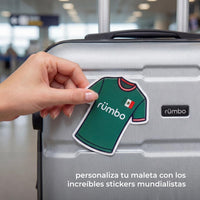 Thumbnail for Maletas Viaje 16”, 20”, 24” y 28” con Stickers Futbol 2026