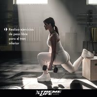 Thumbnail for Mancuernas Hexagonal Par 30Lbs Pesas Para Ejercicio Caucho