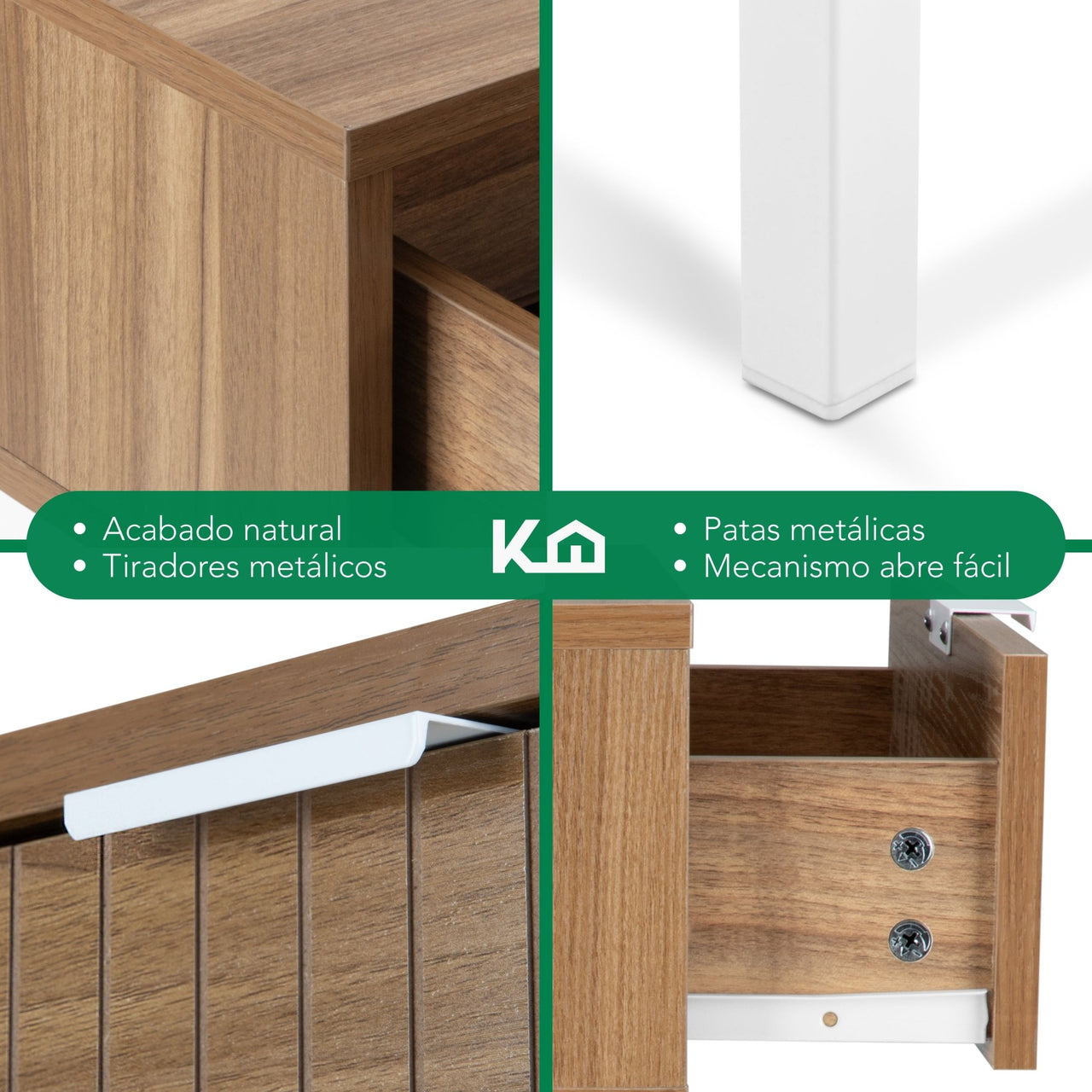 Mesa Consola Recibidor Clara Para Sala Recámara Minimalista