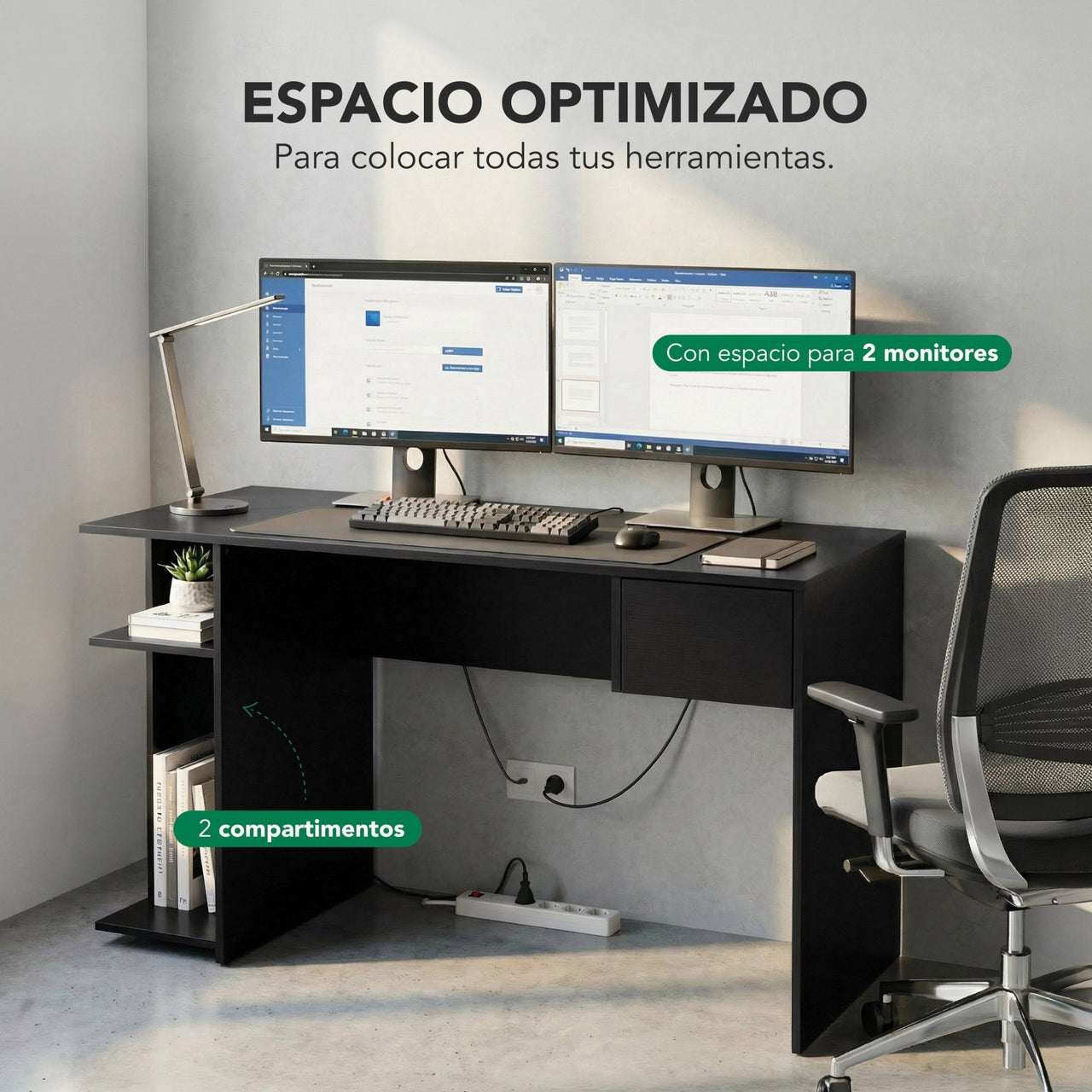 Mesa Escritorio Gamer Mueble Juvenil De Computadora Moderno