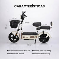 Thumbnail for Motobici Bicicleta Eléctrica 350w 33km/h 150kg Para Adultos