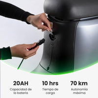 Thumbnail for Motocicleta Eléctrica Motobici 800w Vel Max 47Km/h 200kg
