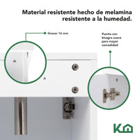 Thumbnail for Mueble Gabinete Para Baño Con Ovalin y Monomando