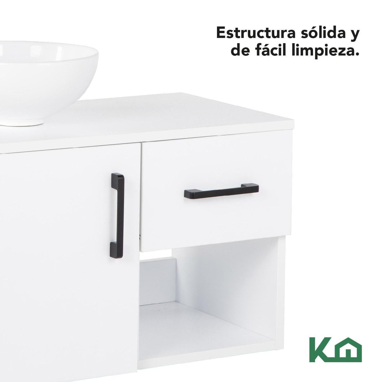 Mueble Gabinete Para Baño Con Ovalin y Monomando