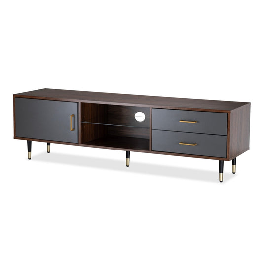Mueble Organizador para TV 55” Tipo Cómoda Vintage MDFTABL-MONTAN3-MAD