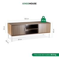 Thumbnail for Mueble Para TV Centro De Entretenimiento Clara Pantalla 55”
