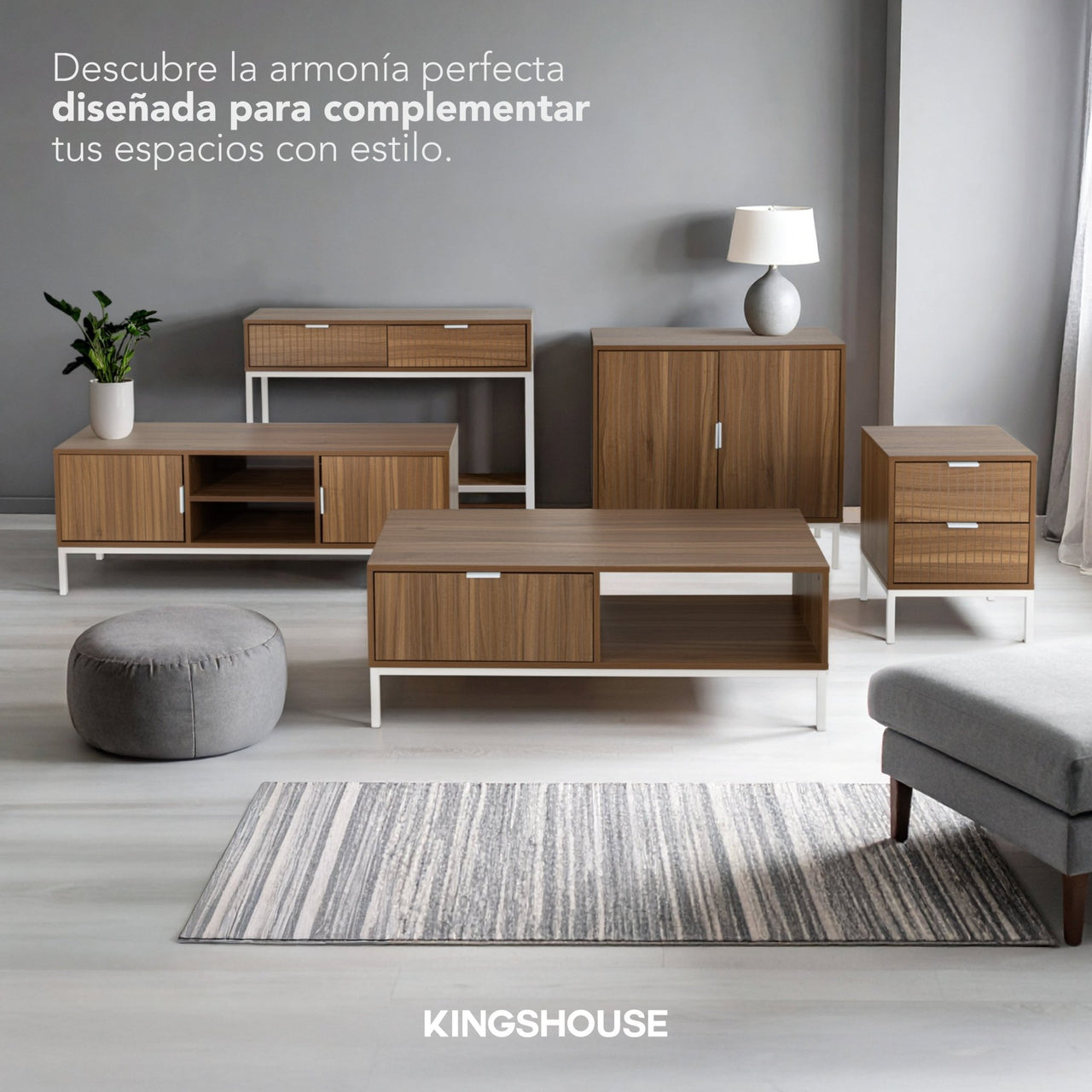 Mueble Para TV Centro De Entretenimiento Clara Pantalla 55”