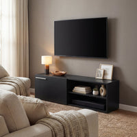 Thumbnail for Mueble TV 55” con Almacenamiento Moderno de Madera