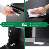 Thumbnail for Mueble TV 55” con Almacenamiento Moderno de Madera