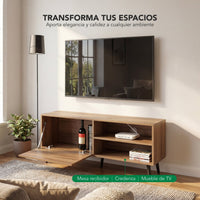 Thumbnail for Mueble TV 55” con Repisas Diseño Moderno Funcional