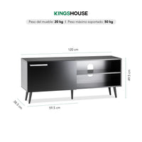 Thumbnail for Mueble TV 55” con Repisas Diseño Moderno Funcional
