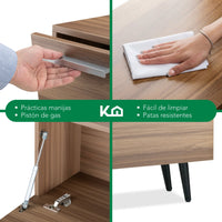 Thumbnail for Mueble TV 55” con Repisas Diseño Moderno Funcional