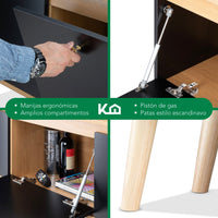 Thumbnail for Mueble TV 75” Diseño Moderno con Repisas Prácticas