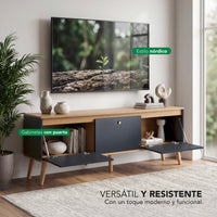 Thumbnail for Mueble TV 75” Diseño Moderno con Repisas Prácticas